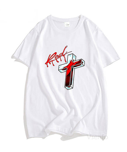 Cross T Whole Lotta Red Playboi Carti T-Shirt white