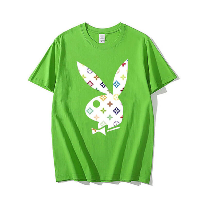 Premium Short Sleeve Playboy Bunny T Shirt green