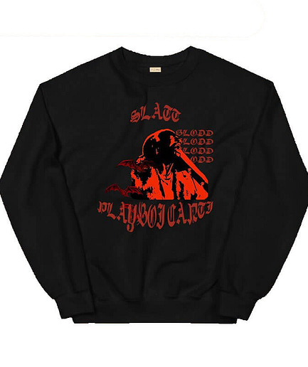Slatted Blood Whole Lotta Red Playboi Carti Sweatshirt