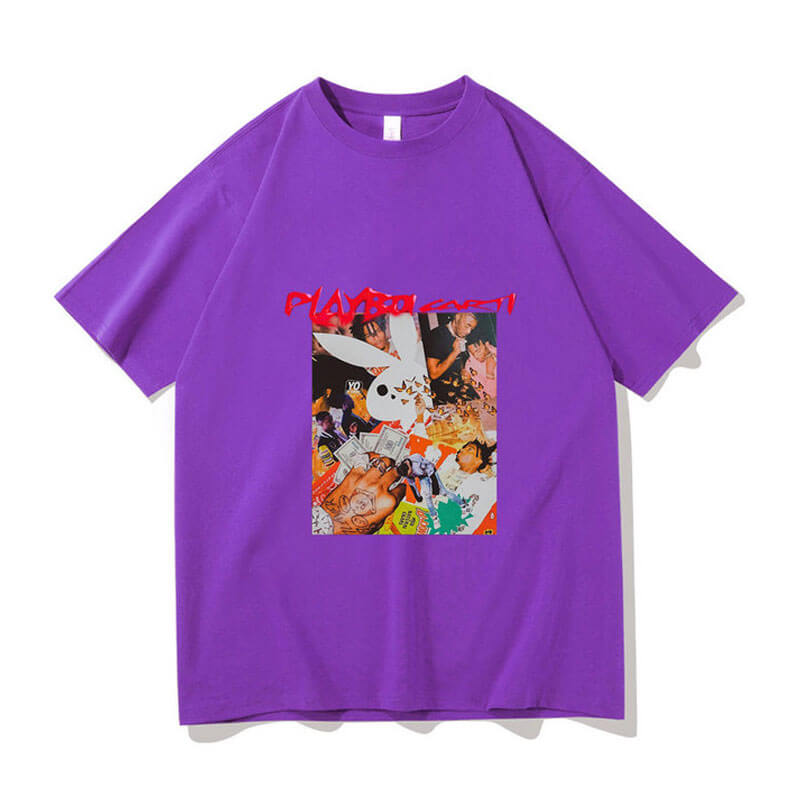 Awesome Playboi Carti Hip Hop Tshirt purple