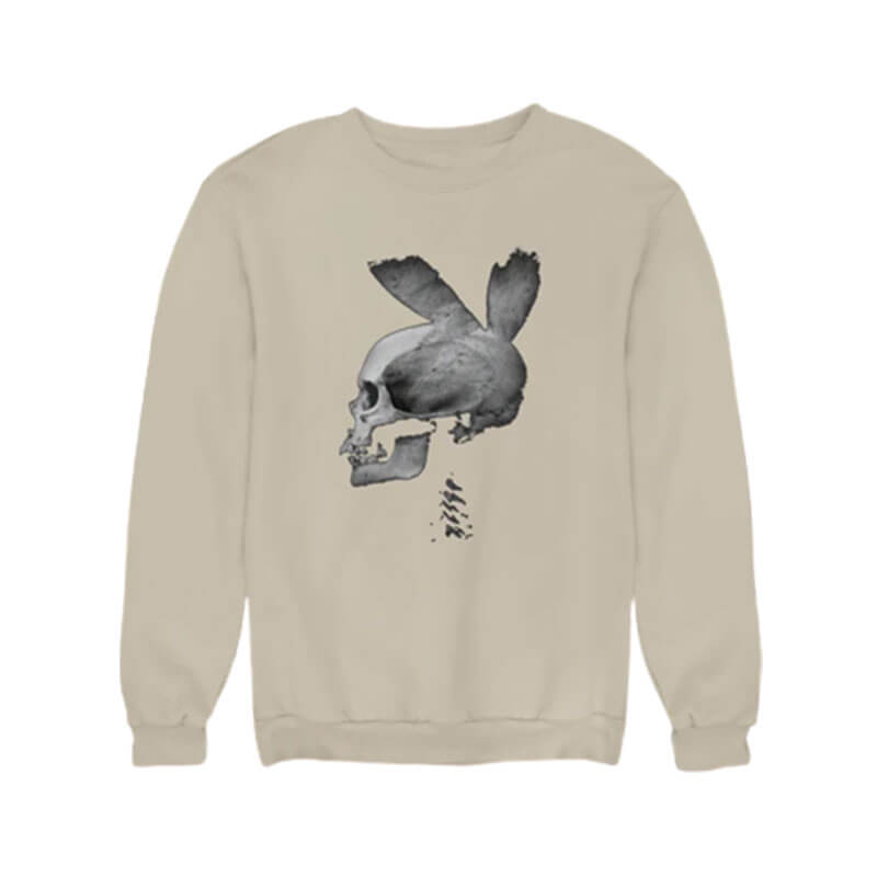 Skull Sweatshirt Playboi Carti gray